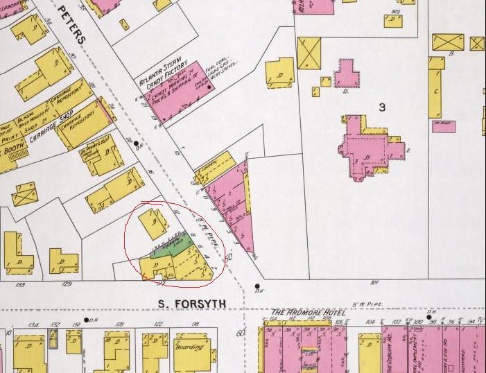 Abandonded downtown building 1899