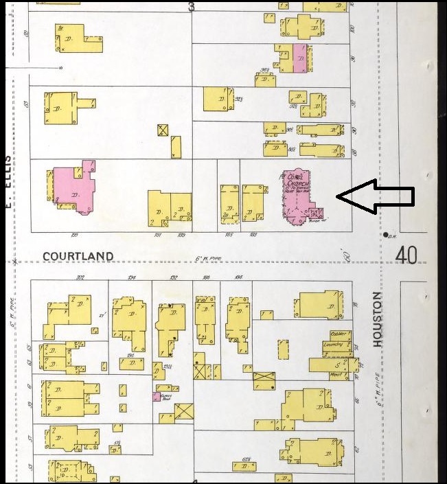 First Cong. Church Sanborn Map 1899